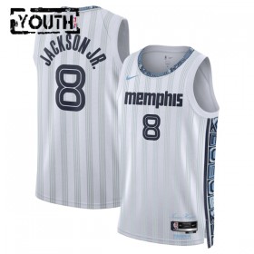 NBA Børn Trøje Memphis Grizzlies Jaren Jackson JR 2025-26 Nike City Edition Grå Swingman